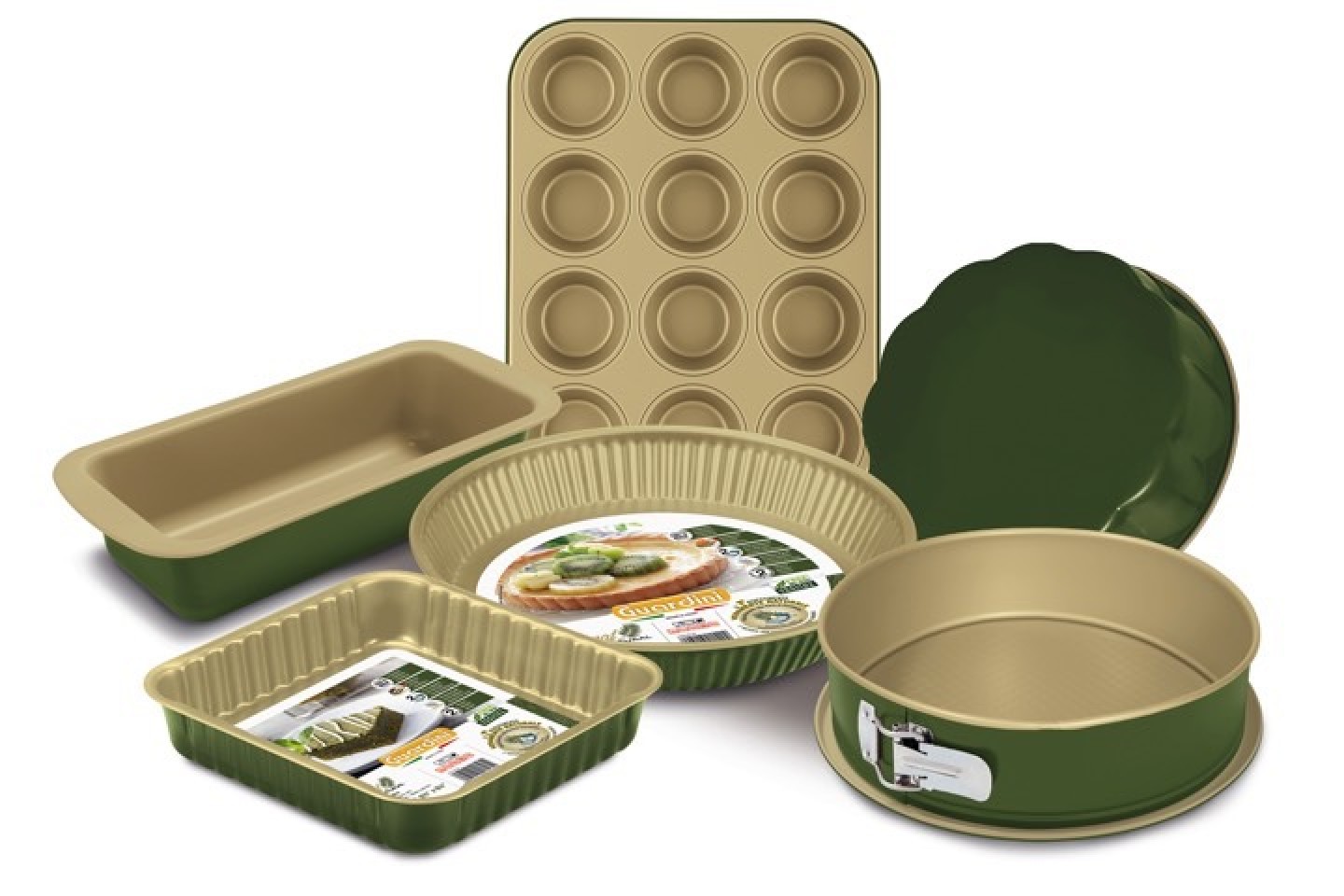 Set of 4 pie tins of the line BNat Guardini